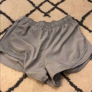 Grey Nike shorts